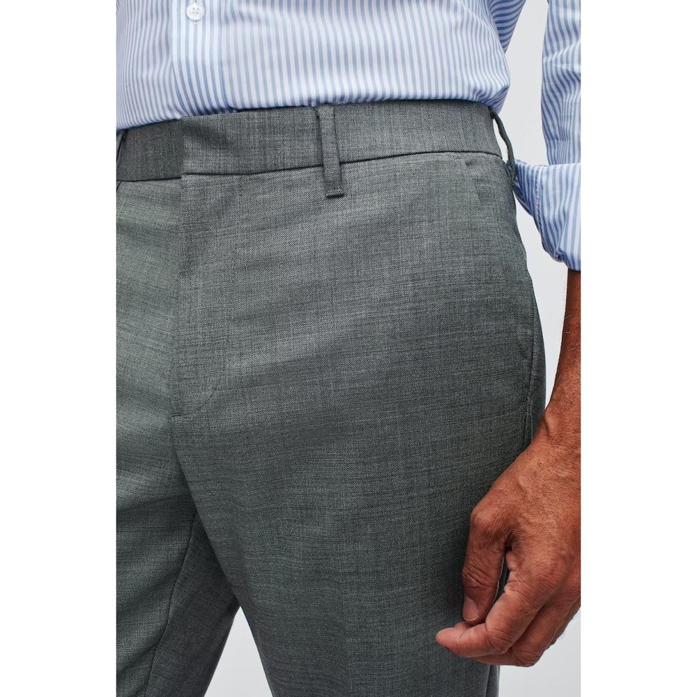 Bonobos Washable Wool Dress Pants Trousers CHARCOAL GREY 30 x 32 Athletic Fit - Picture 7 of 7
